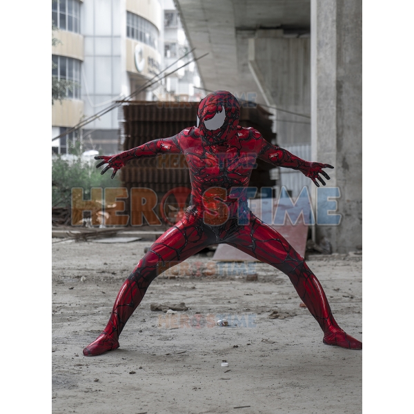 Carnage Costume Spider Costume with Male Muscle Shade